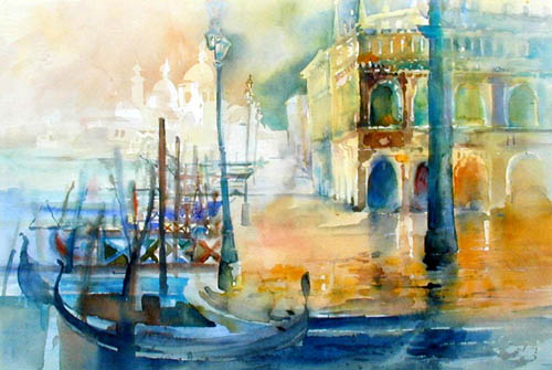 Palazzo Ducale – Aquarell · 45 × 30 cm · 2002
