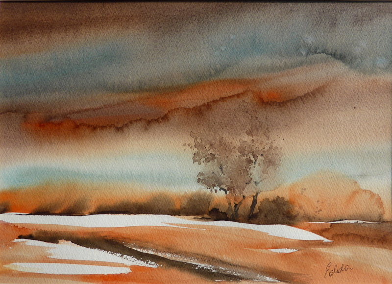 Ohne Titel – Aquarell · 30 × 40 cm · 2018