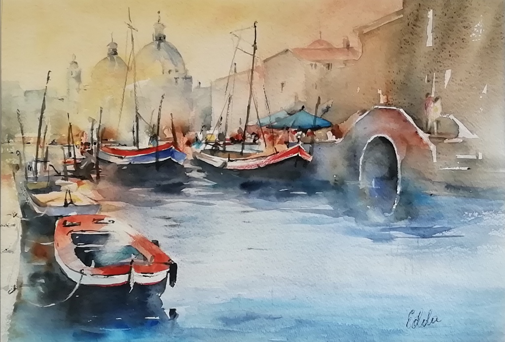 Venedig – Aquarell · 38 × 50 cm · 2020
