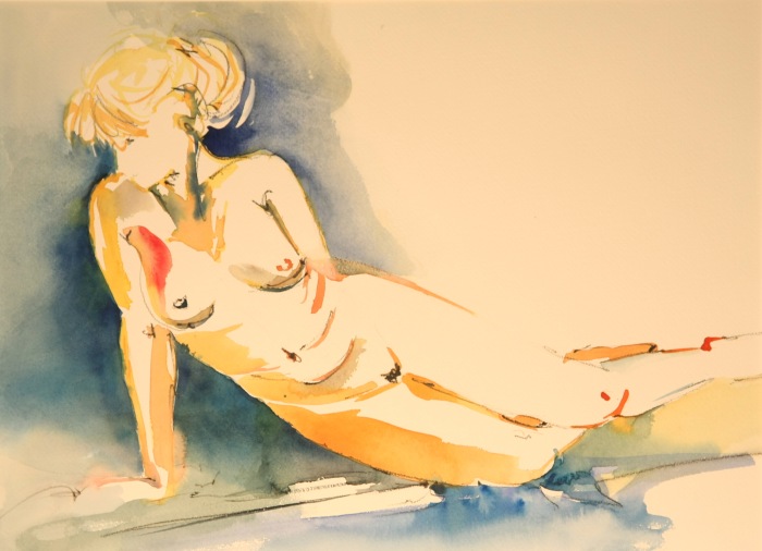 Elli – Aquarell · 32 × 51 cm · 2008